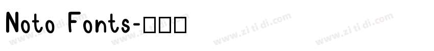 Noto Fonts字体转换